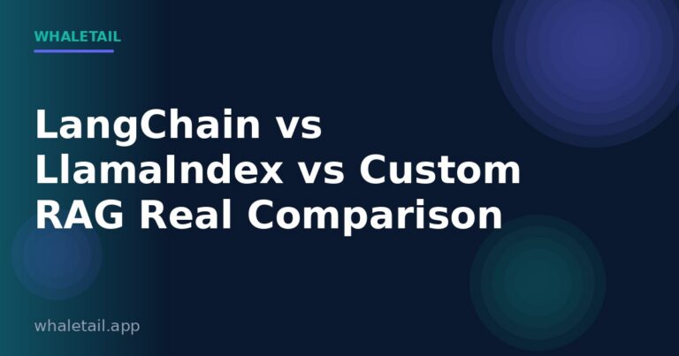 LangChain vs LlamaIndex vs Custom RAG: Real Comparison