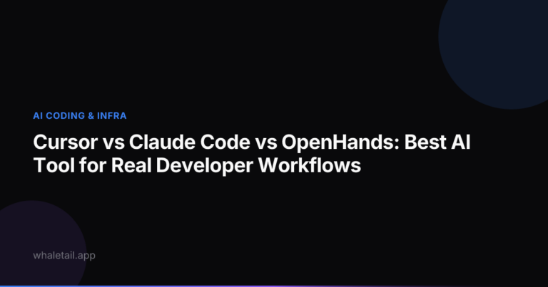 Cursor vs Claude Code vs OpenHands: Best AI Tool for Real Developer Workflows ⏱️ 20 min read