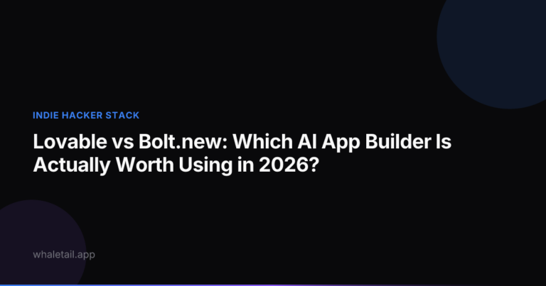 Lovable vs Bolt.new: Which AI App Builder Is Actually Worth Using in 2026?