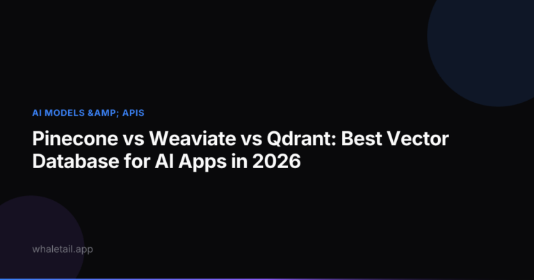Pinecone vs Weaviate vs Qdrant: Best Vector Database for AI Apps in 2026 ⏱️ 20 min read